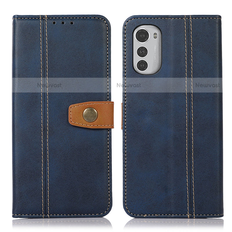 Leather Case Stands Flip Cover Holder M01L for Motorola Moto E32