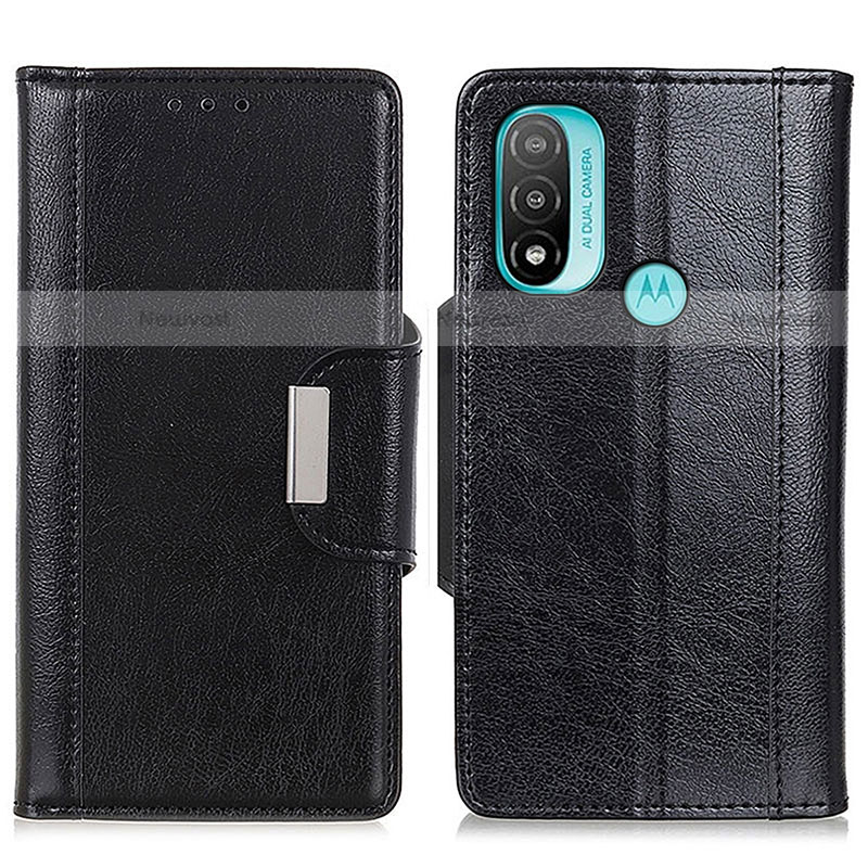 Leather Case Stands Flip Cover Holder M01L for Motorola Moto E40