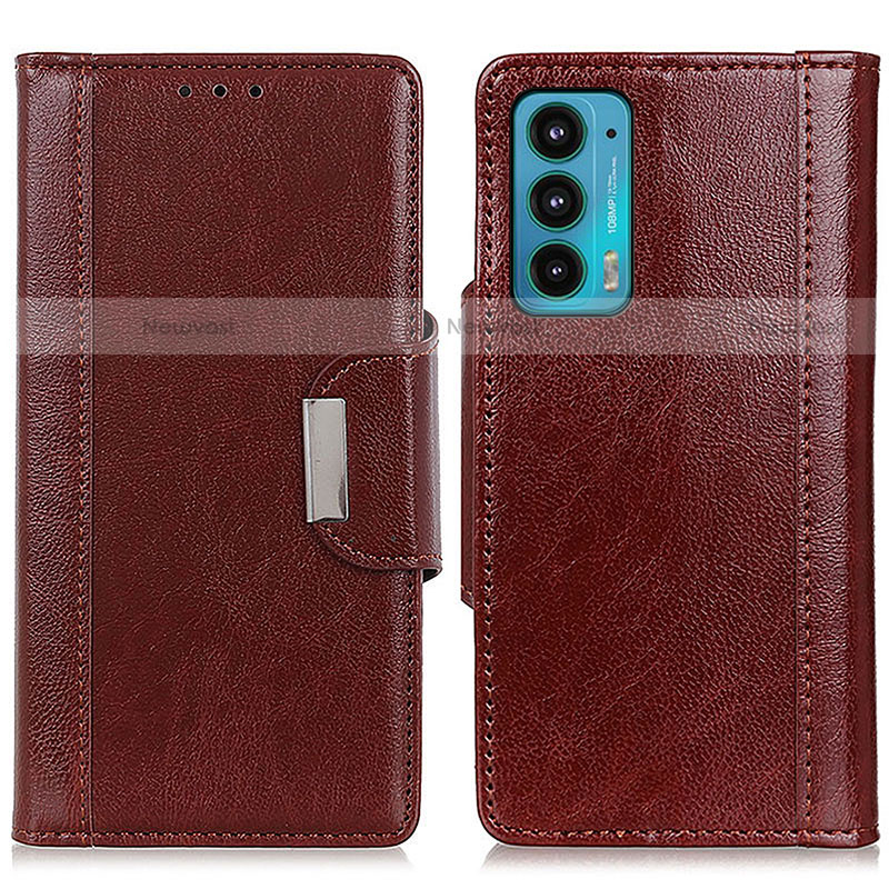 Leather Case Stands Flip Cover Holder M01L for Motorola Moto Edge 20 5G