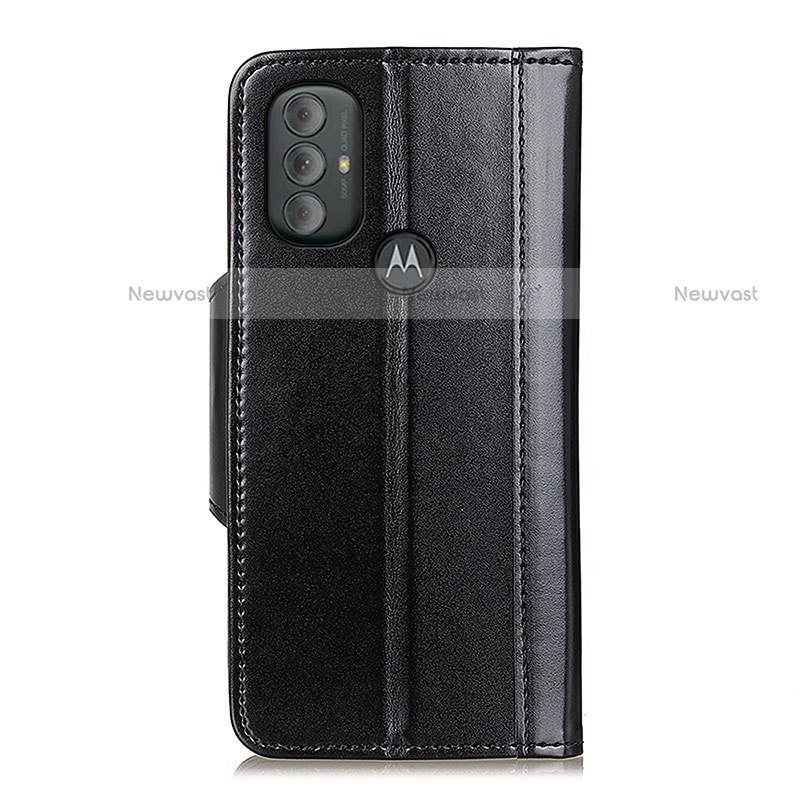 Leather Case Stands Flip Cover Holder M01L for Motorola Moto G Play (2023)