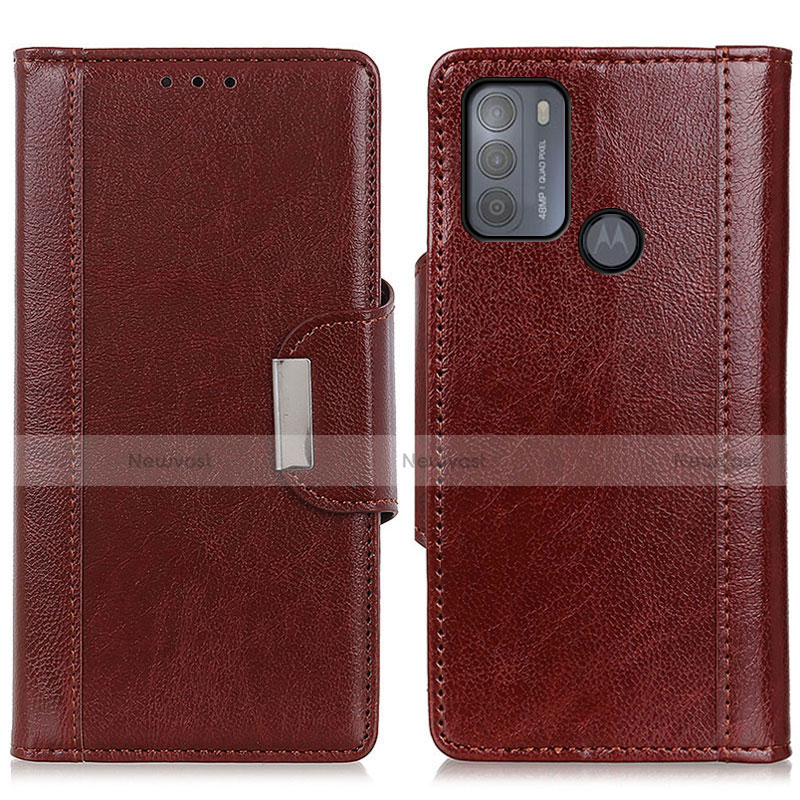 Leather Case Stands Flip Cover Holder M01L for Motorola Moto G50