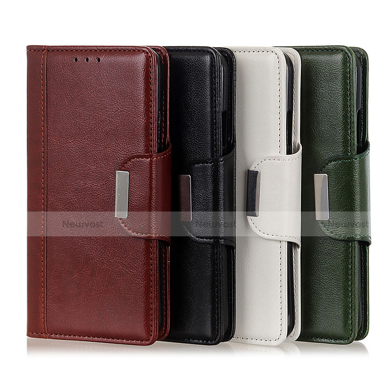 Leather Case Stands Flip Cover Holder M01L for Motorola Moto G60