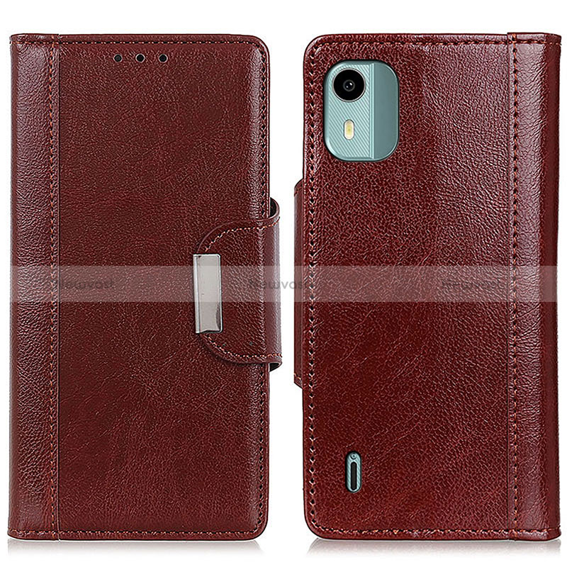 Leather Case Stands Flip Cover Holder M01L for Nokia C12 Pro