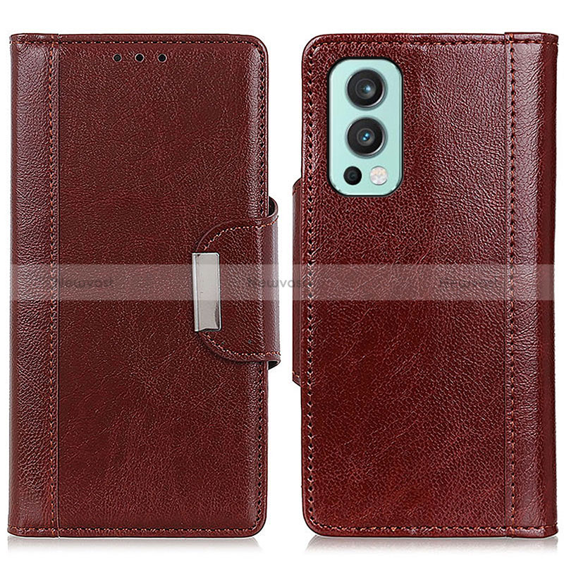 Leather Case Stands Flip Cover Holder M01L for OnePlus Nord 2 5G