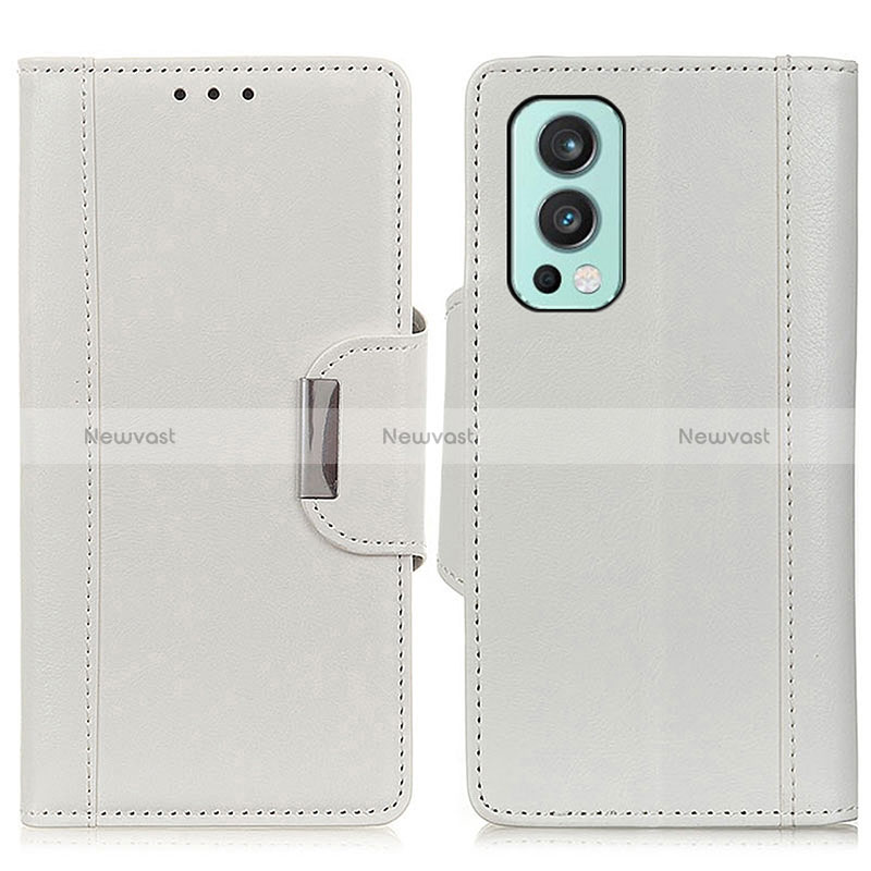 Leather Case Stands Flip Cover Holder M01L for OnePlus Nord 2 5G