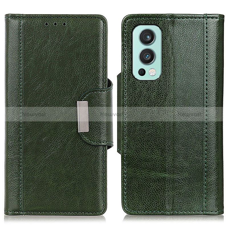 Leather Case Stands Flip Cover Holder M01L for OnePlus Nord 2 5G