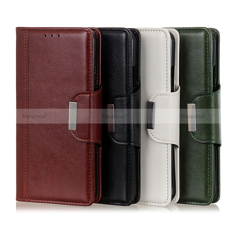Leather Case Stands Flip Cover Holder M01L for Oppo Reno6 5G