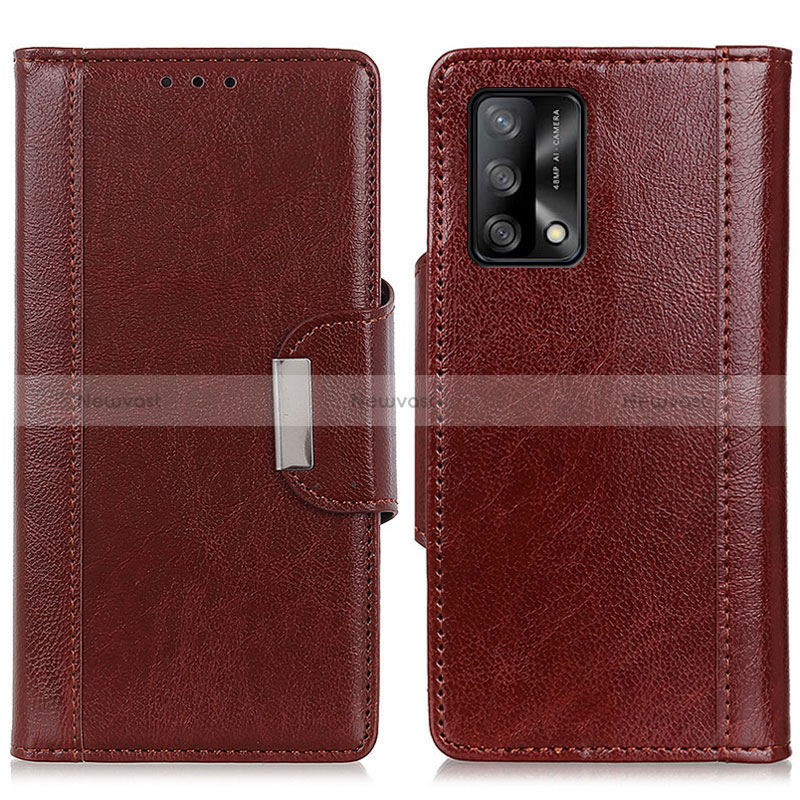 Leather Case Stands Flip Cover Holder M01L for Oppo Reno6 Lite