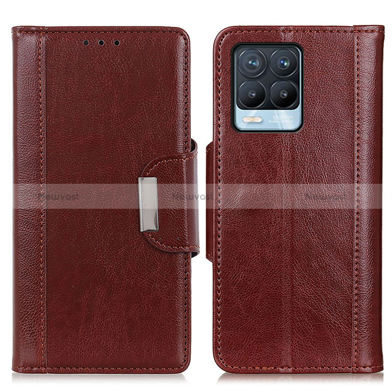 Leather Case Stands Flip Cover Holder M01L for Realme 8 Pro