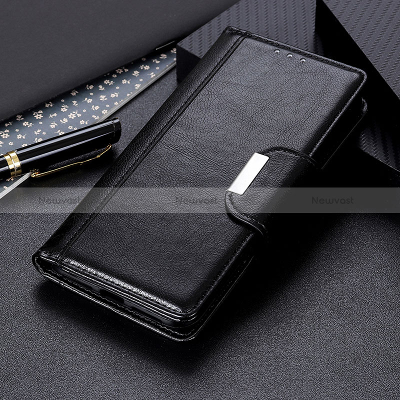 Leather Case Stands Flip Cover Holder M01L for Realme GT 5G Black