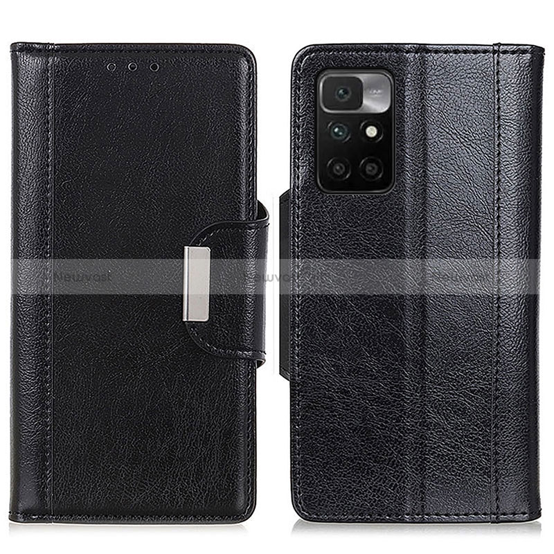 Leather Case Stands Flip Cover Holder M01L for Xiaomi Redmi 10 (2022)