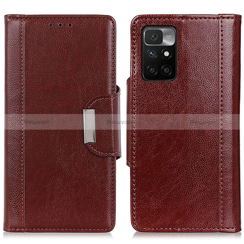 Leather Case Stands Flip Cover Holder M01L for Xiaomi Redmi 10 (2022)