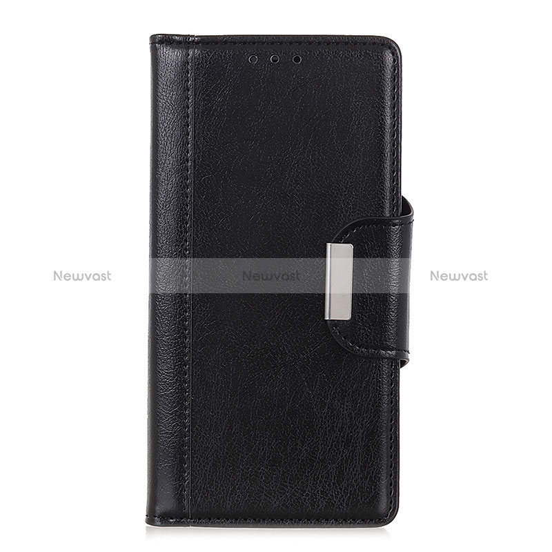 Leather Case Stands Flip Cover Holder M01L for Xiaomi Redmi Note 10 4G