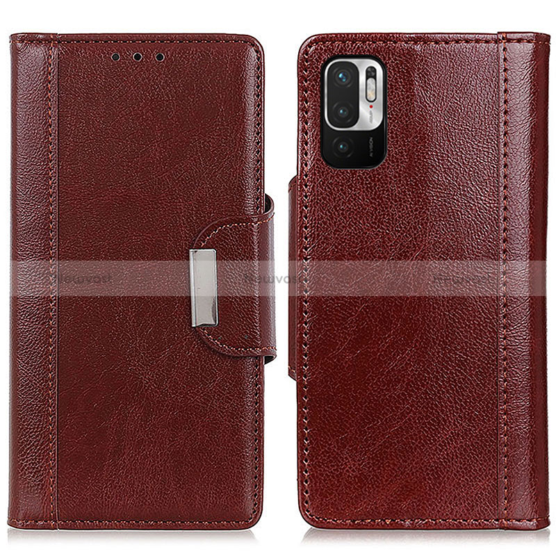 Leather Case Stands Flip Cover Holder M01L for Xiaomi Redmi Note 10 JE 5G