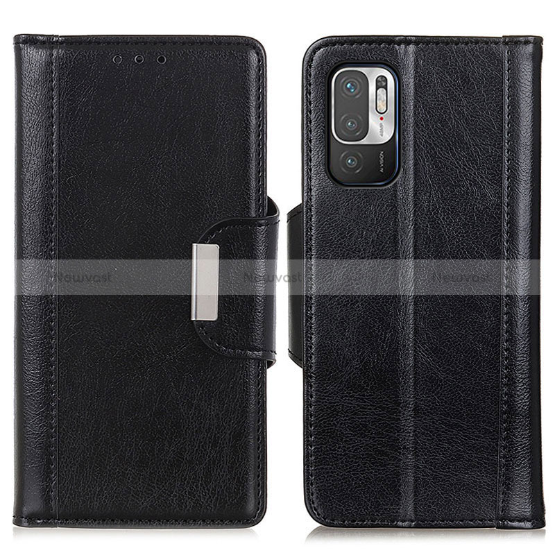 Leather Case Stands Flip Cover Holder M01L for Xiaomi Redmi Note 10T 5G