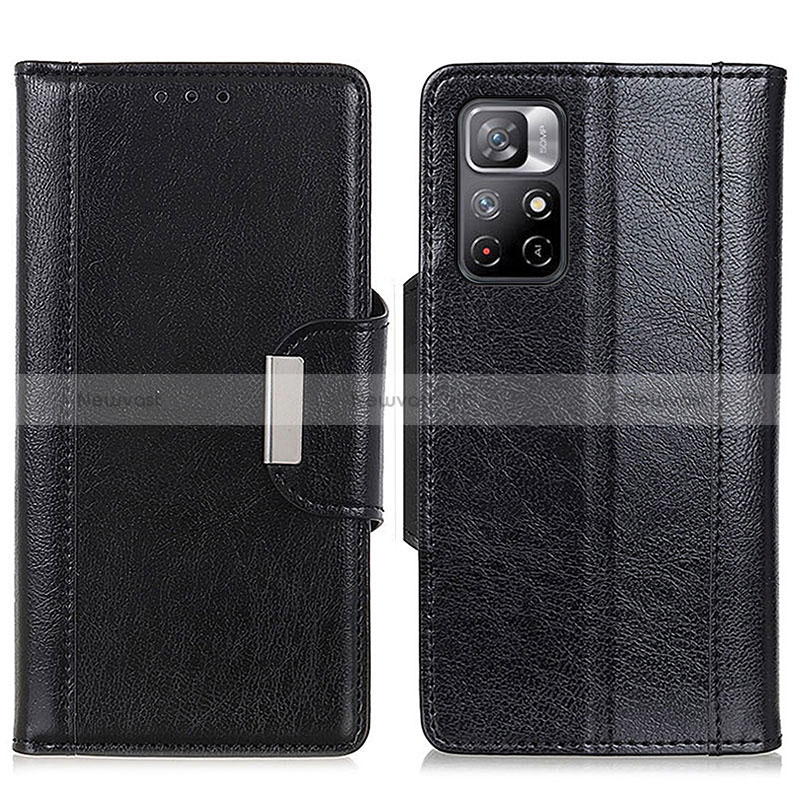 Leather Case Stands Flip Cover Holder M01L for Xiaomi Redmi Note 11 5G