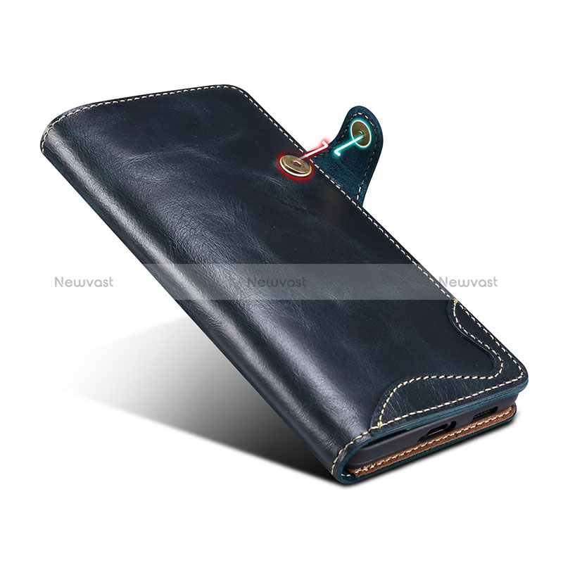 Leather Case Stands Flip Cover Holder M01T for Samsung Galaxy S24 Plus 5G