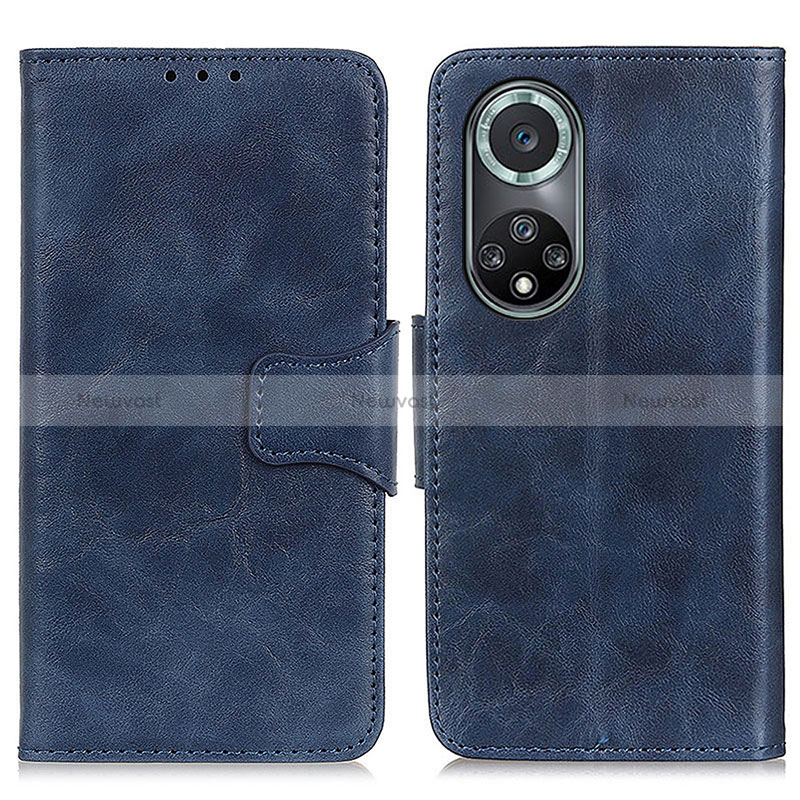 Leather Case Stands Flip Cover Holder M02L for Huawei Honor 50 Pro 5G Blue