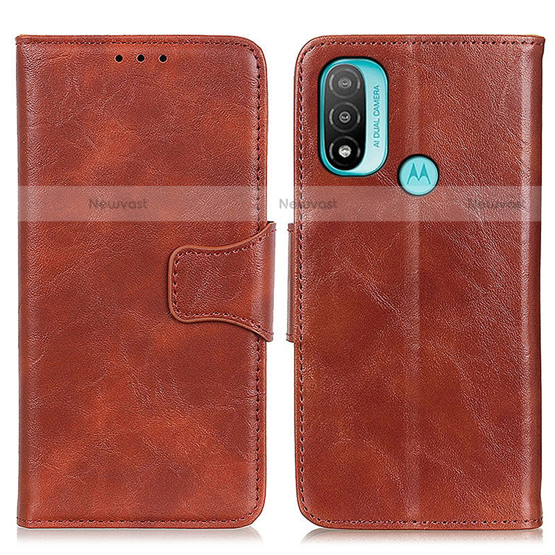 Leather Case Stands Flip Cover Holder M02L for Motorola Moto E20