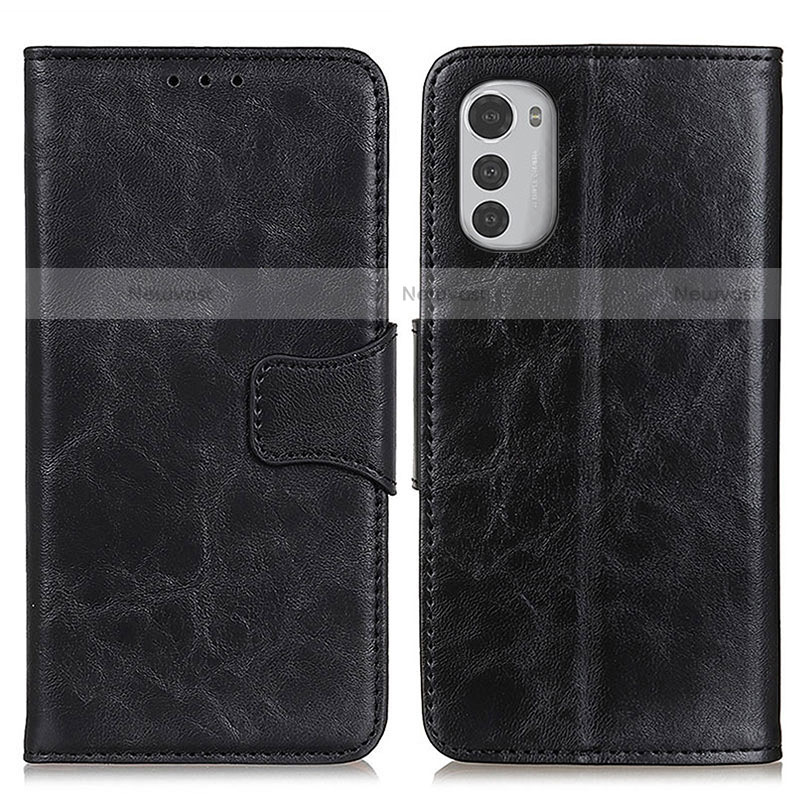 Leather Case Stands Flip Cover Holder M02L for Motorola Moto E32