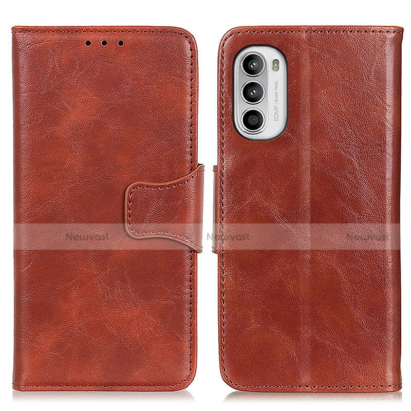 Leather Case Stands Flip Cover Holder M02L for Motorola Moto G71s 5G