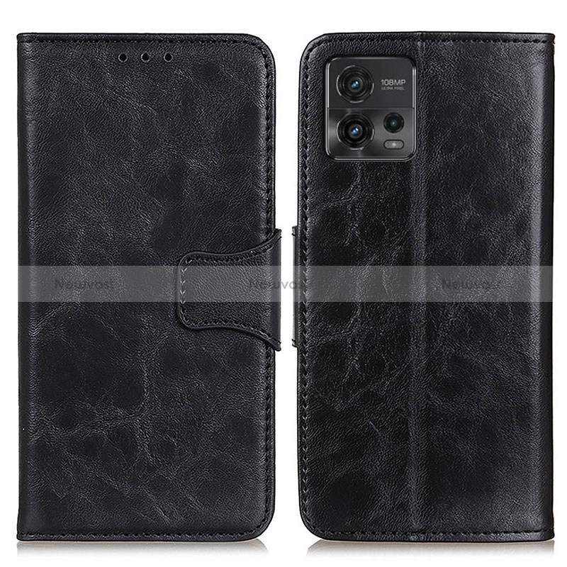 Leather Case Stands Flip Cover Holder M02L for Motorola Moto G72