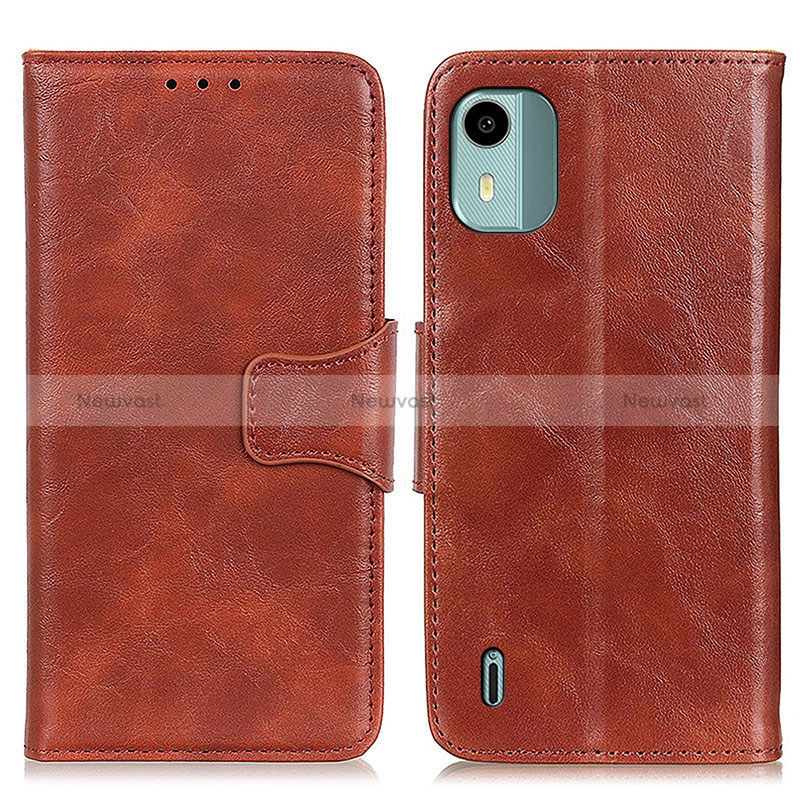 Leather Case Stands Flip Cover Holder M02L for Nokia C12 Pro