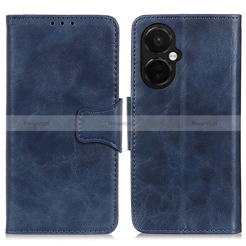 Leather Case Stands Flip Cover Holder M02L for OnePlus Nord CE 3 5G Blue