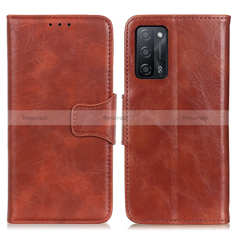 Leather Case Stands Flip Cover Holder M02L for Oppo A53s 5G