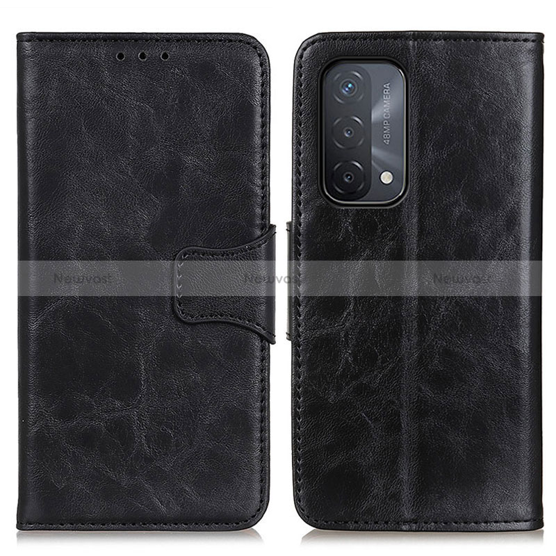 Leather Case Stands Flip Cover Holder M02L for Oppo A54 5G