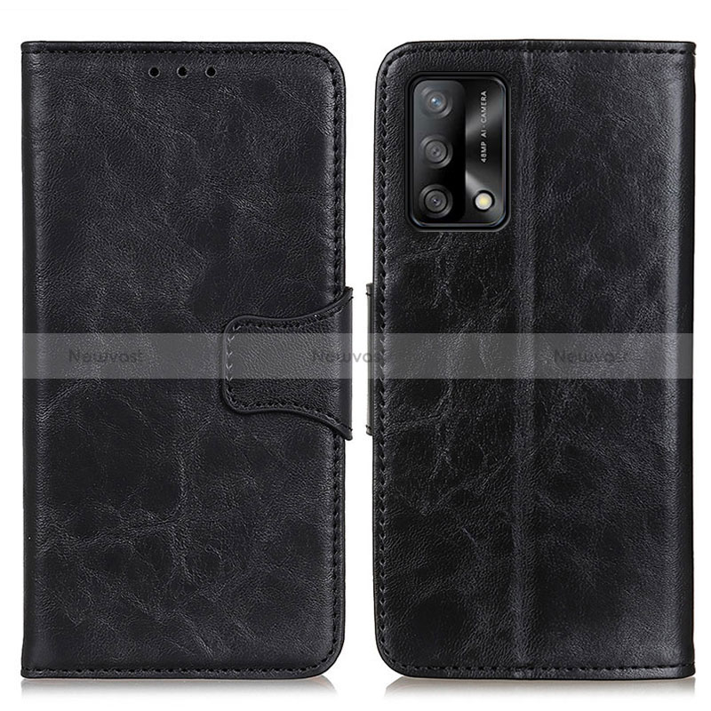 Leather Case Stands Flip Cover Holder M02L for Oppo F19s