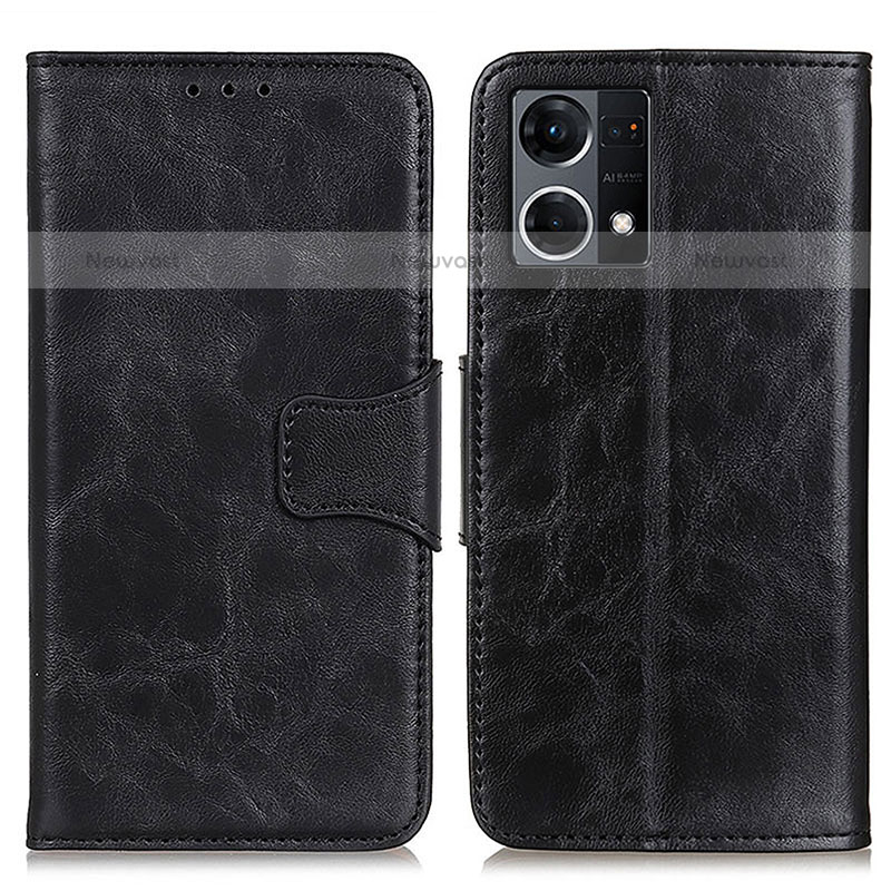 Leather Case Stands Flip Cover Holder M02L for Oppo F21 Pro 4G