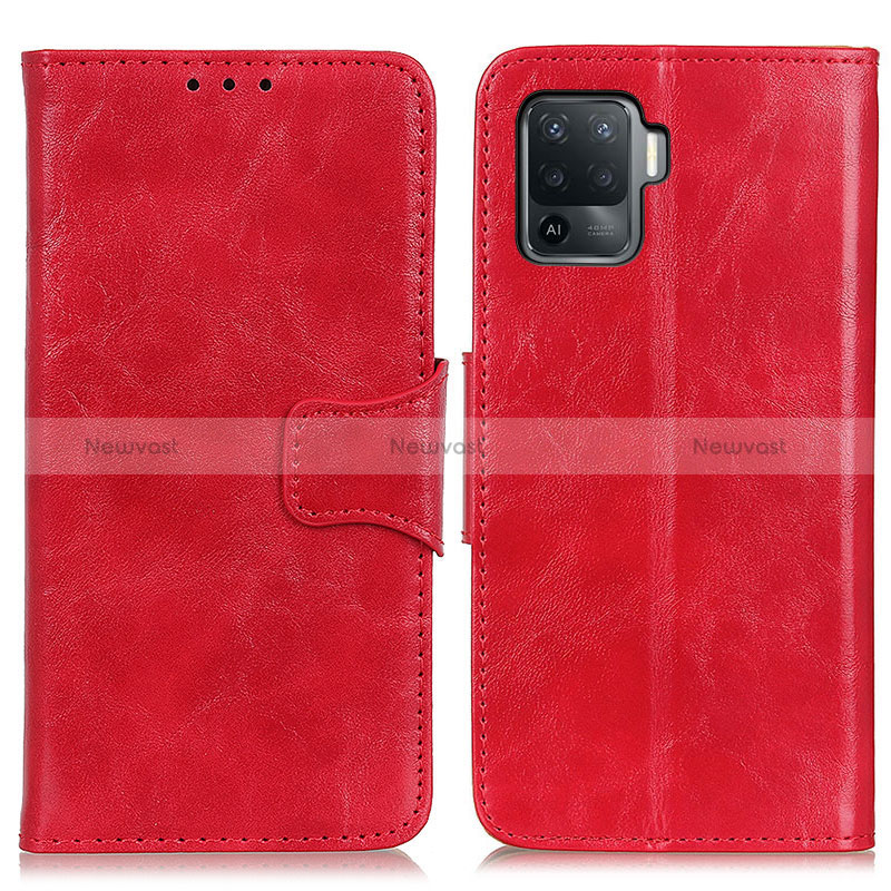 Leather Case Stands Flip Cover Holder M02L for Oppo Reno5 F