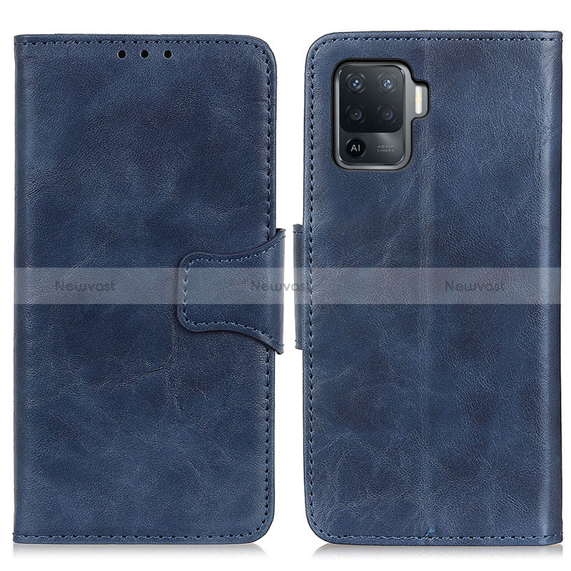 Leather Case Stands Flip Cover Holder M02L for Oppo Reno5 Lite