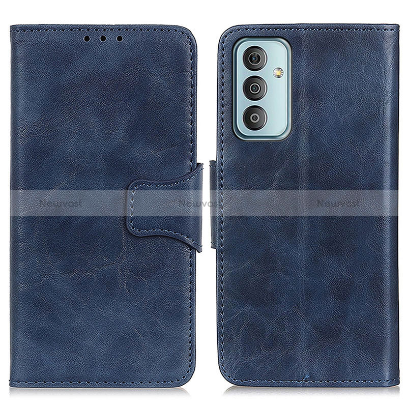 Leather Case Stands Flip Cover Holder M02L for Samsung Galaxy M23 5G Blue