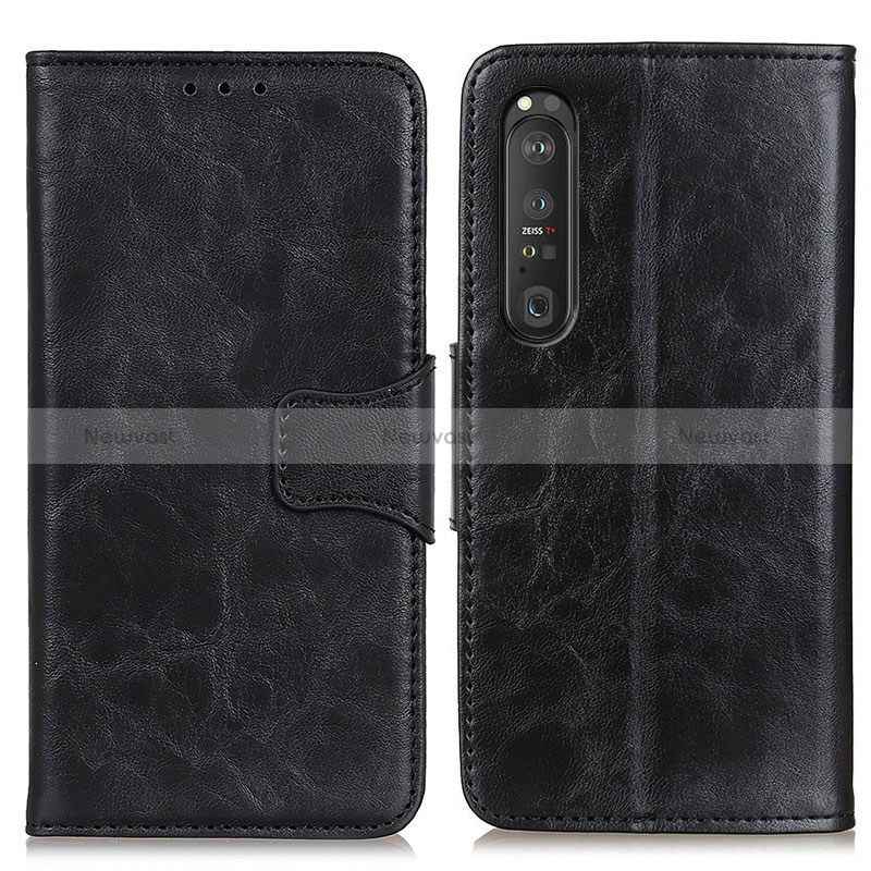 Leather Case Stands Flip Cover Holder M02L for Sony Xperia 1 III