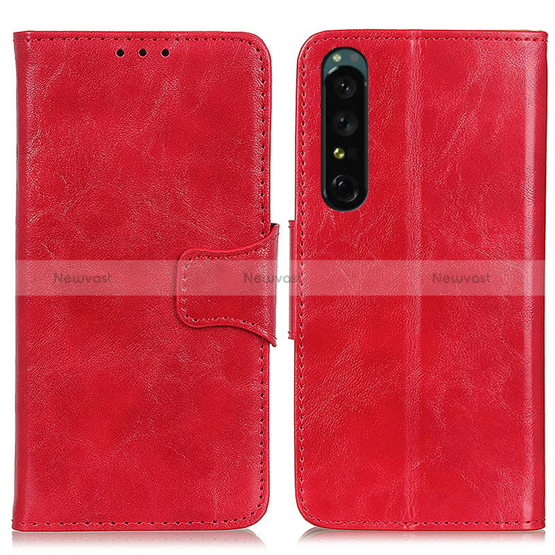 Leather Case Stands Flip Cover Holder M02L for Sony Xperia 1 IV