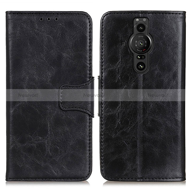 Leather Case Stands Flip Cover Holder M02L for Sony Xperia PRO-I