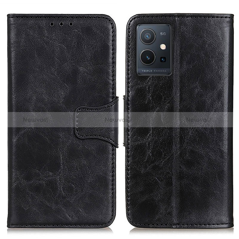 Leather Case Stands Flip Cover Holder M02L for Vivo T1 5G India