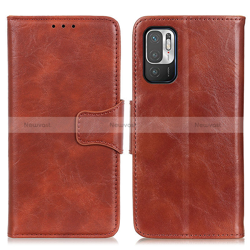 Leather Case Stands Flip Cover Holder M02L for Xiaomi Redmi Note 10 5G