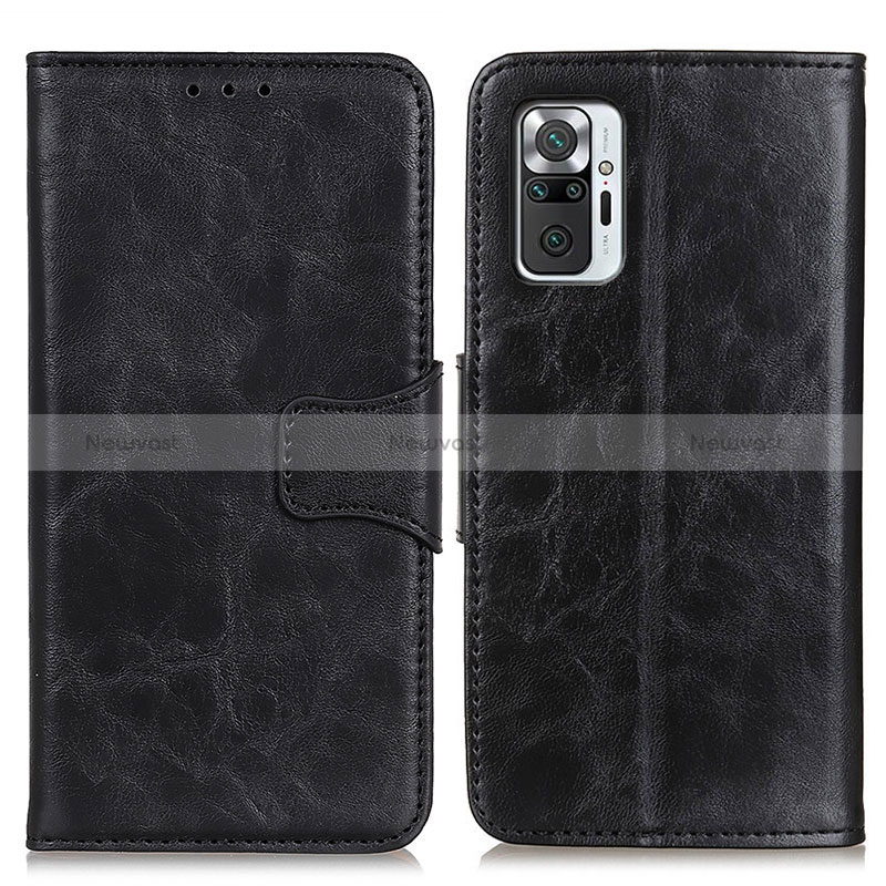 Leather Case Stands Flip Cover Holder M02L for Xiaomi Redmi Note 10 Pro 4G