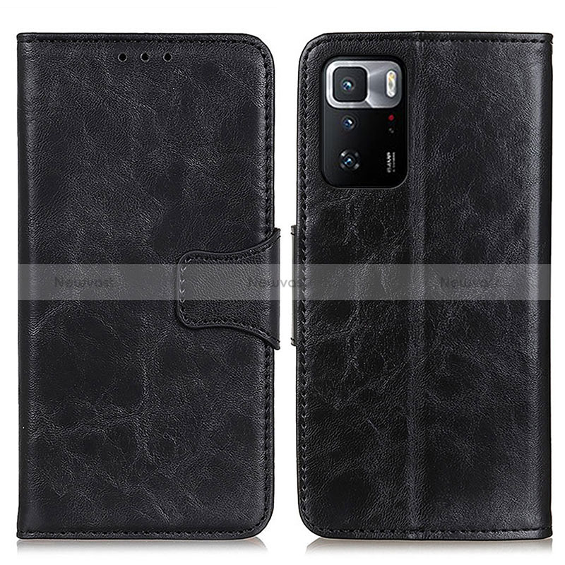 Leather Case Stands Flip Cover Holder M02L for Xiaomi Redmi Note 10 Pro 5G