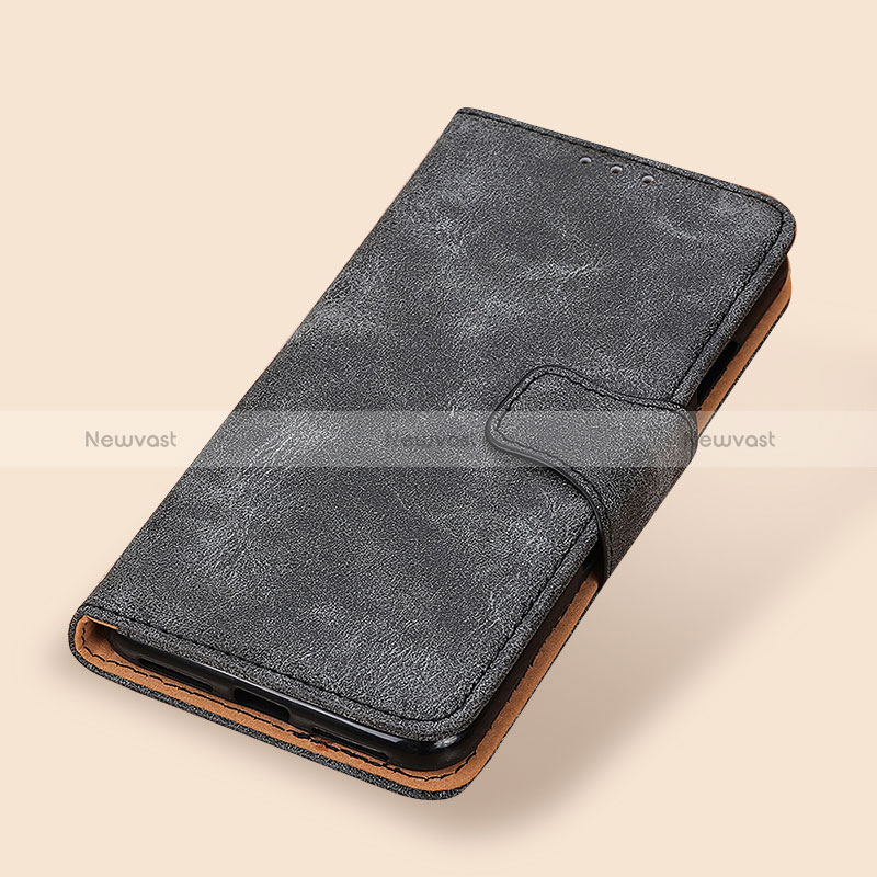 Leather Case Stands Flip Cover Holder M03L for Huawei Honor 10X Lite Black