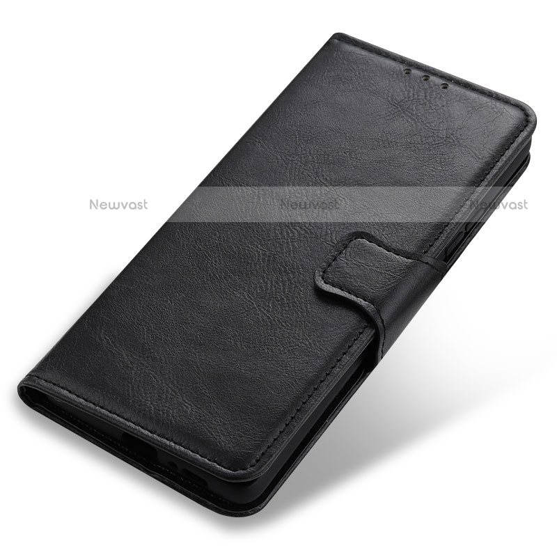 Leather Case Stands Flip Cover Holder M03L for Motorola Moto Edge S30 5G Black