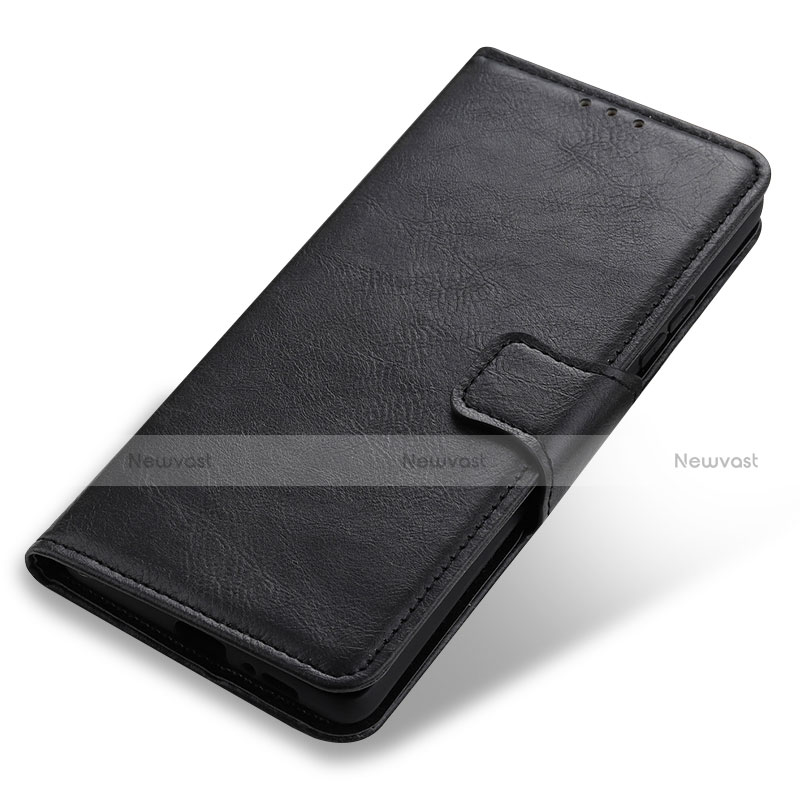 Leather Case Stands Flip Cover Holder M03L for Motorola Moto G Stylus (2022) 5G Black