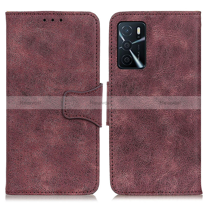 Leather Case Stands Flip Cover Holder M03L for Oppo A16s