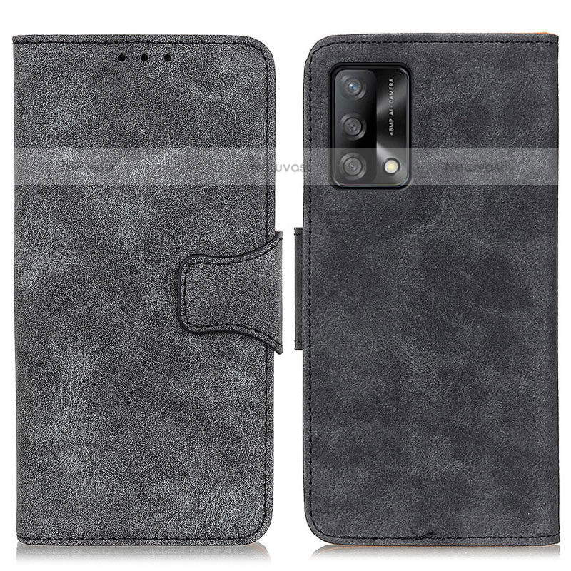 Leather Case Stands Flip Cover Holder M03L for Oppo A74 4G