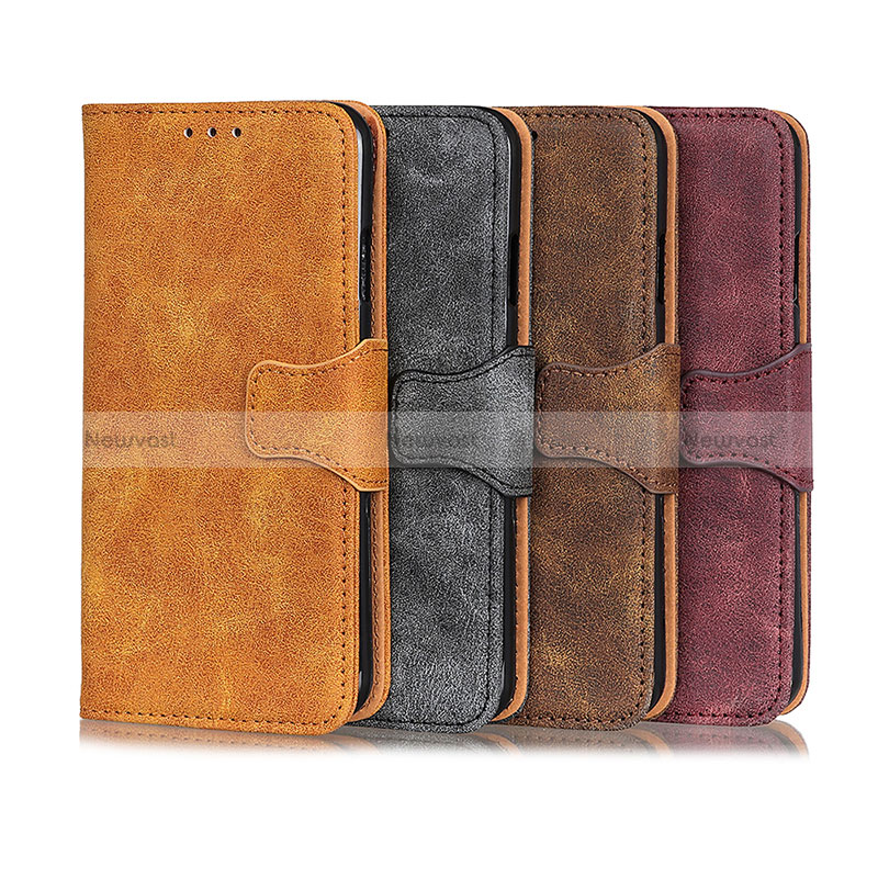 Leather Case Stands Flip Cover Holder M03L for Oppo Reno5 Lite