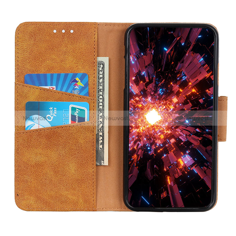 Leather Case Stands Flip Cover Holder M03L for Oppo Reno6 5G