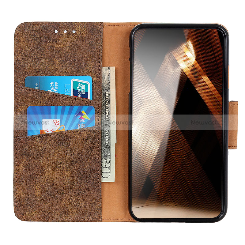 Leather Case Stands Flip Cover Holder M03L for Samsung Galaxy A52 5G